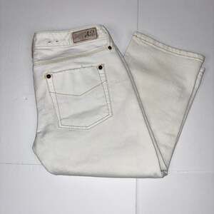 X2 Women Denim Laboratory White Capri Jeans Size 6R